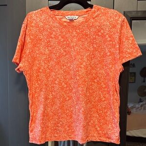 Athleta Vibrant Orange Short Sleeve Tee